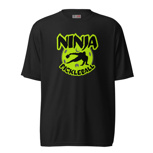 Unisex performance crew neck t-shirt - NINJA Pickleball - DUPR