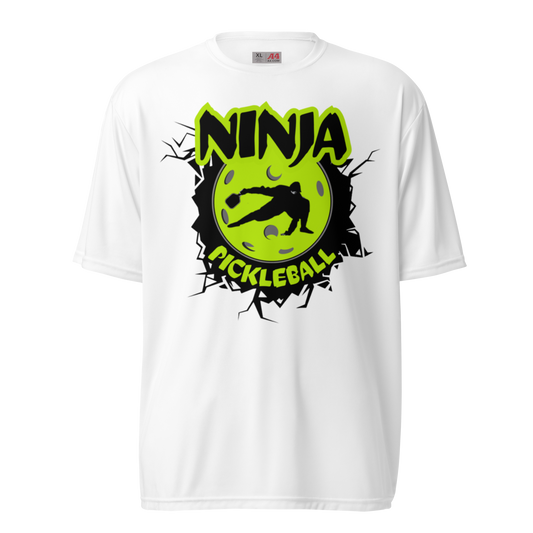 Unisex performance crew neck t-shirt - NINJA Pickleball - TrueShield