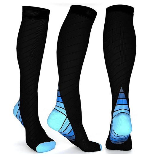 Brothock Outdoor Running pressure socks adult nylon sports socks new custom elasticity fitness stockings knee compression socks